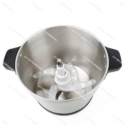 Robot Culinaire Multifonction 8L en Acier Inoxydable Hachoir et Préparateur de Fufu