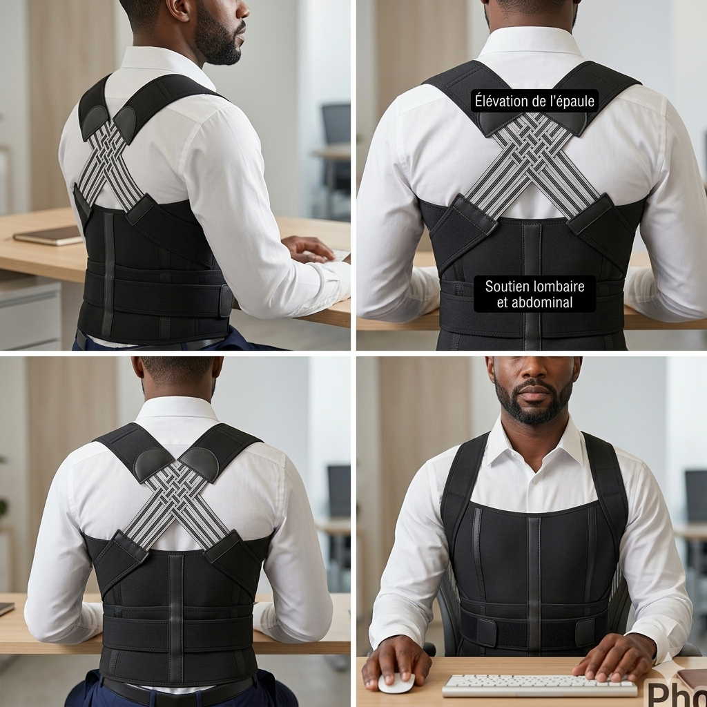 Correcteur de Posture Premium — Redressez-vous, Rayonnez