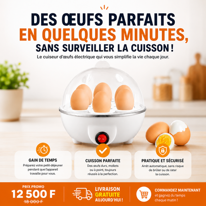 Cuiseur Rapide Express - Le Secret d'un Petit-Déjeuner Parfait en Quelques Minutes