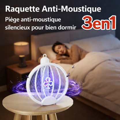 Raquette Anti-Moustique Électrique Rechargeable Haute Performance